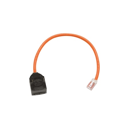 Commscope CBL ASSY 24-4P STR HYB CAT6, VISIPATCH/MOD PLUG 5' ORG, CPC5312-06F005 CPC5312-06F005